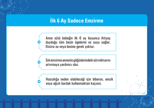 İlk 6 Ay Sadece Emzirme