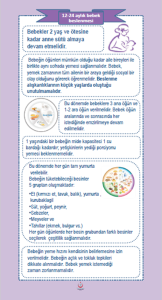 12-24 aylık bebek beslenmesi